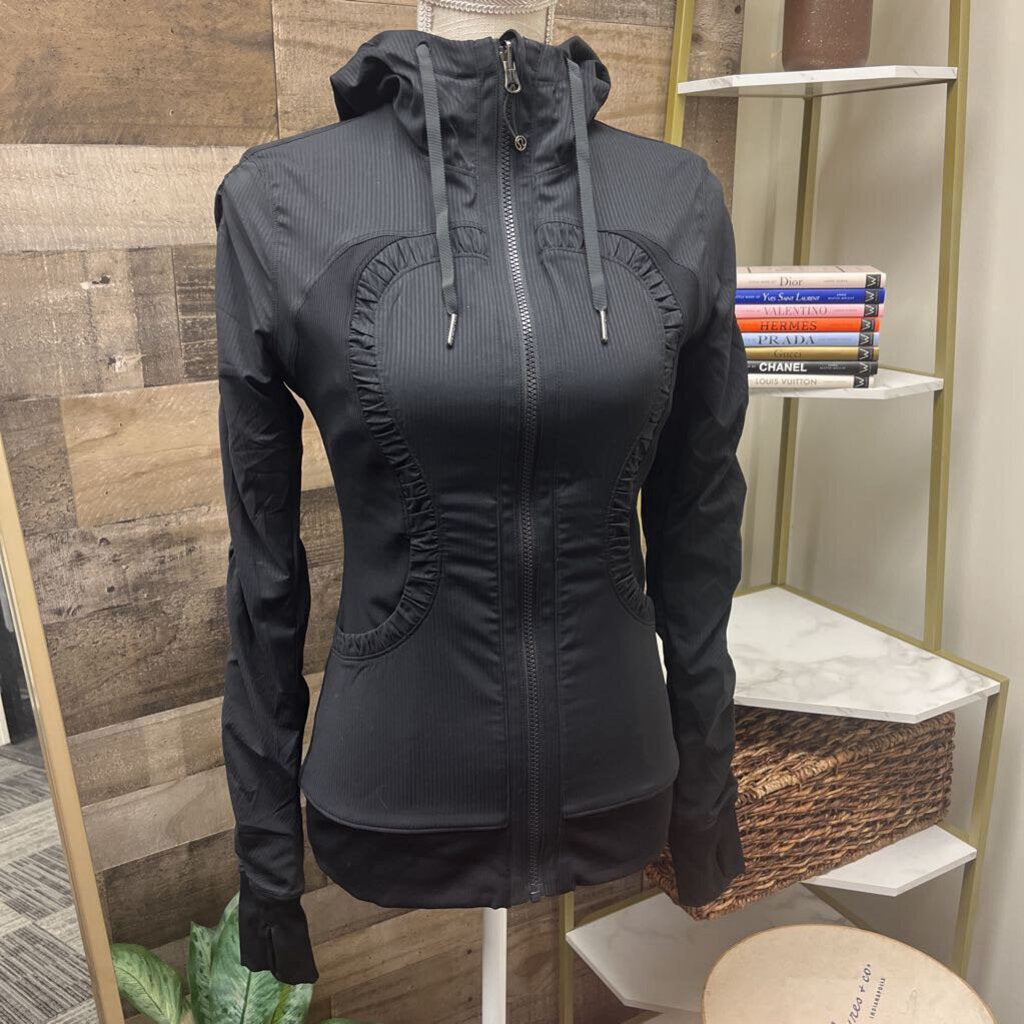 Lululemon Reversible Dance Studio Zip Up Jacket Size XS/S