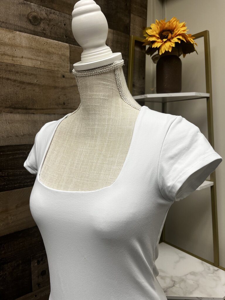 Free People Intimately Fair and Square Neck Duo Bodysuit Size M