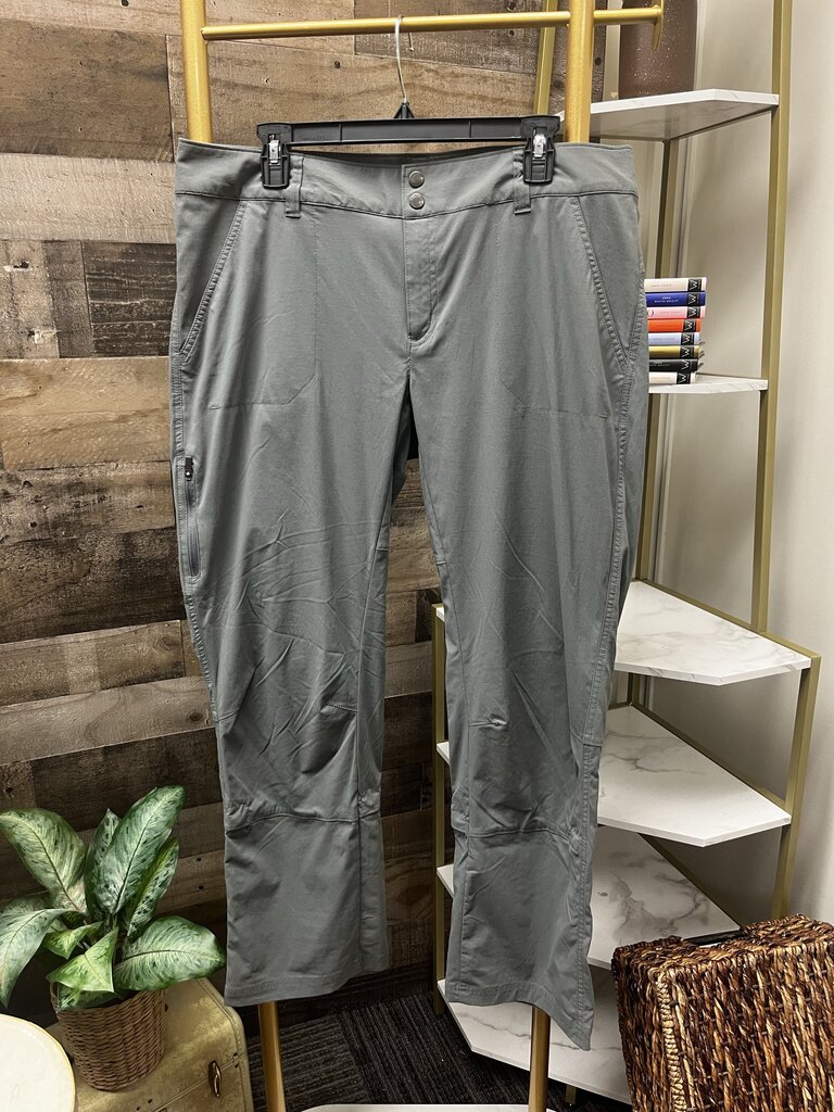 Columbia Sportswear Womens Adjustable Nylon Straight Leg Pants Size 16 Short