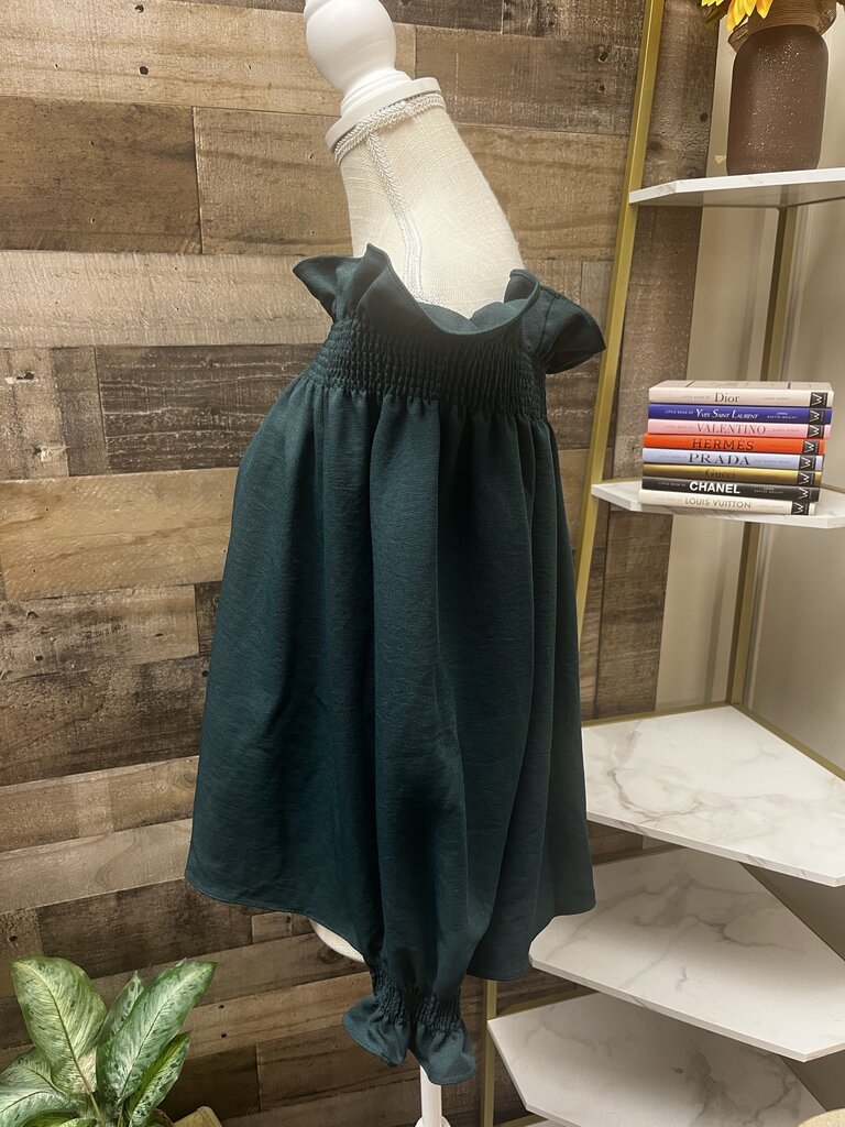 Avon Lane Green Ruffle Off-the-Shoulder Long Sleeve Blouse Size L