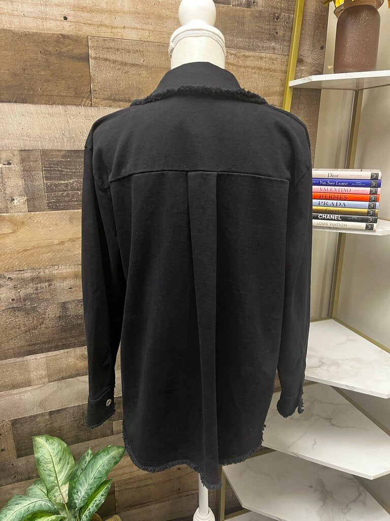 Tina Stephens Shiloh Slim Fit Cotton Shacket Size L