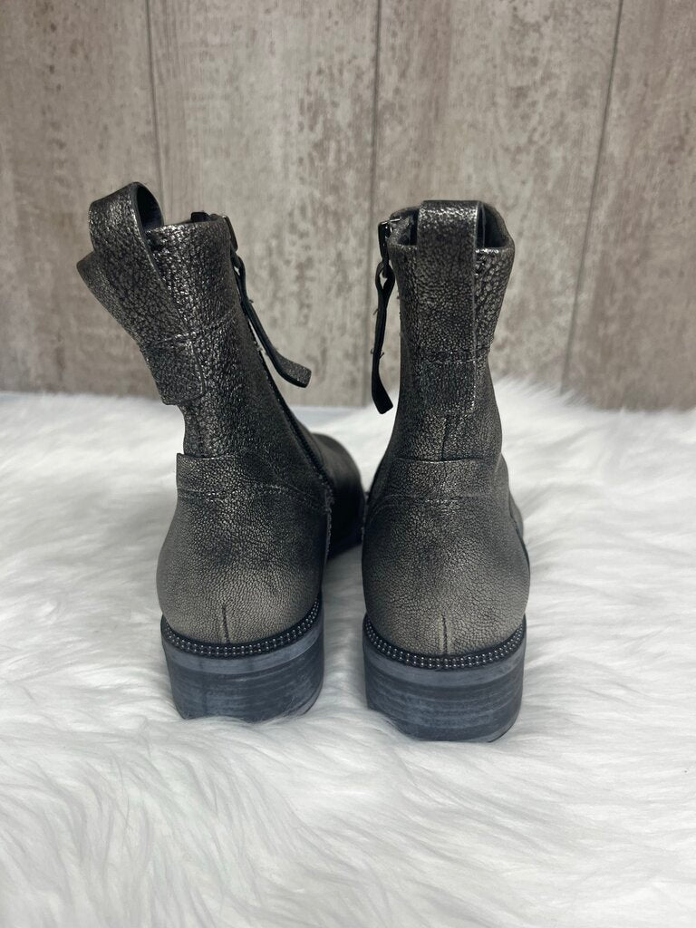 Franco Sarto Metallic Ankle Boots Size 6.5