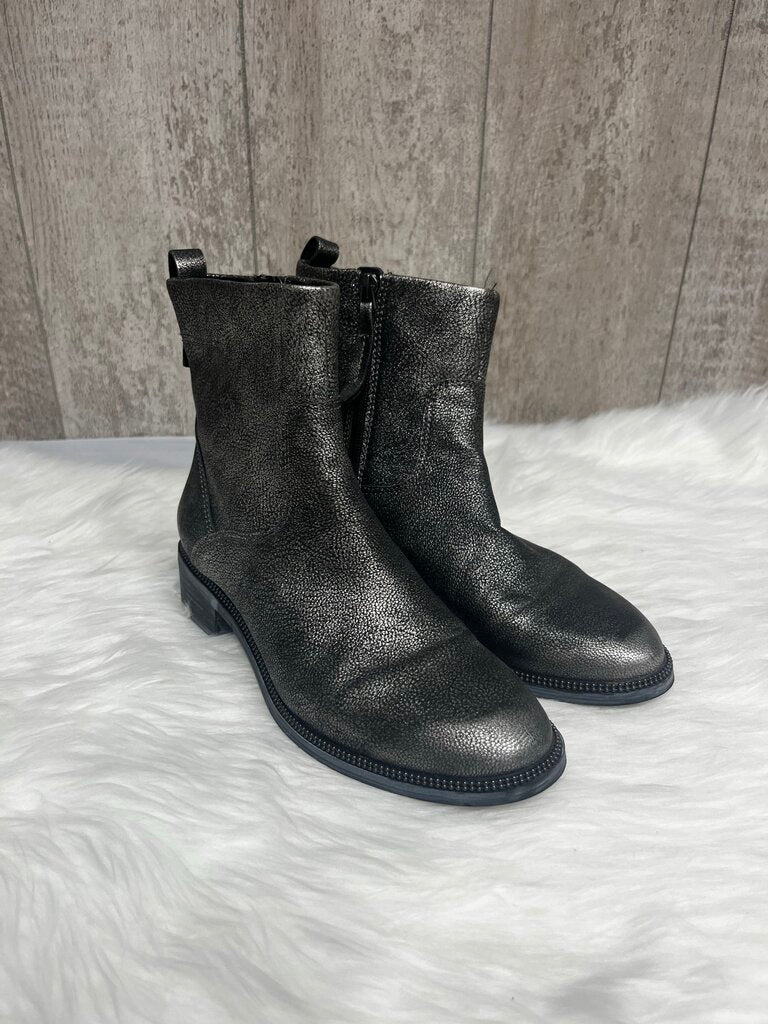 Franco Sarto Metallic Ankle Boots Size 6.5