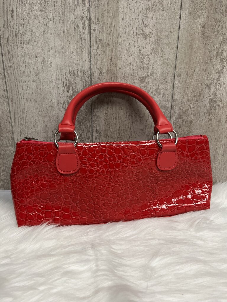 Primeware Clutch Magenta Pink Faux Crocodile Bag