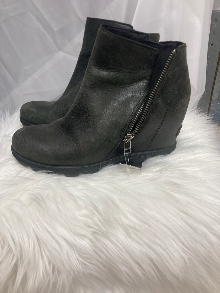 Black Sorel Wedge Bootie