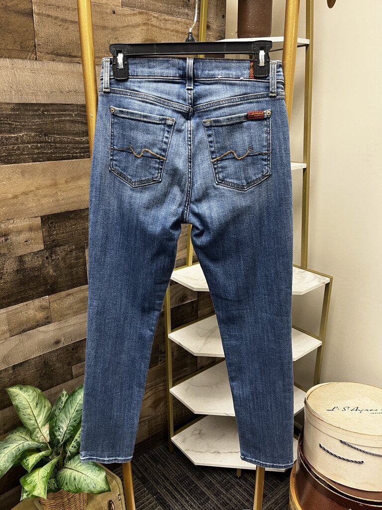 7 For All Mankind Josefina Boyfriend Button Fly Denim
