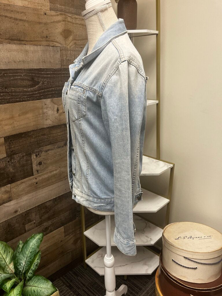 Pilcro & the Letterpress Light Wash Denim Jacket