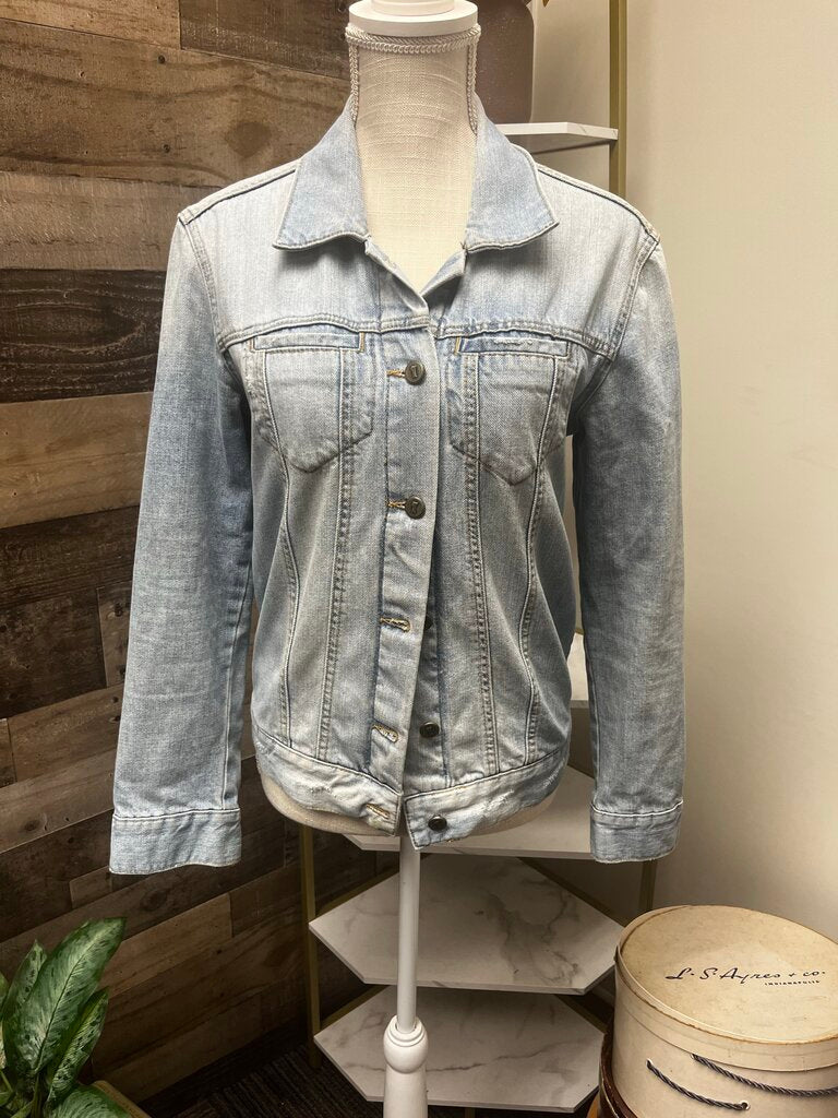 Pilcro & the Letterpress Light Wash Denim Jacket