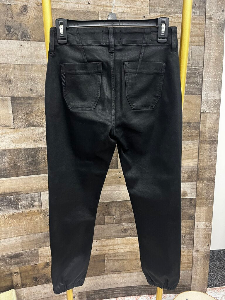 Paige Faux Black Mayslie Jogger Denim