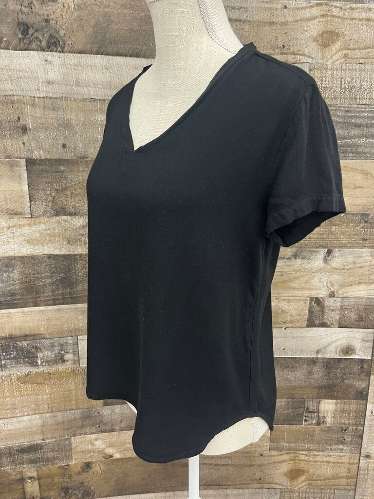 Cloth & Stone Black V-Neck Tee