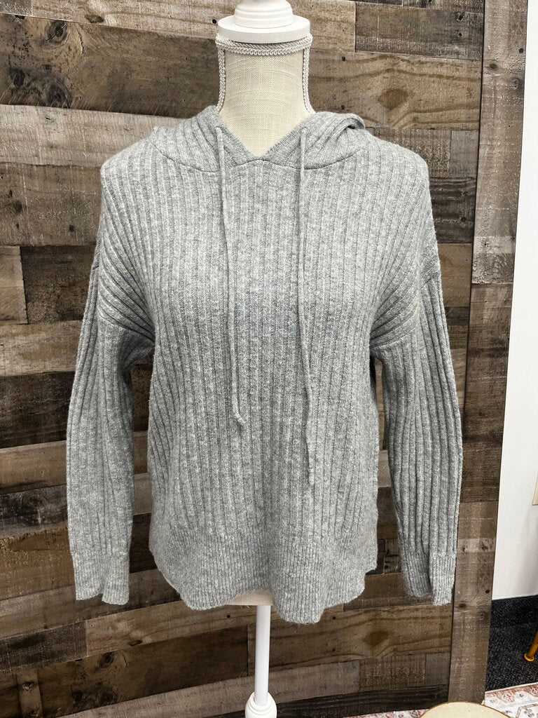 Peyton Jensen Grey Hooded Sweater