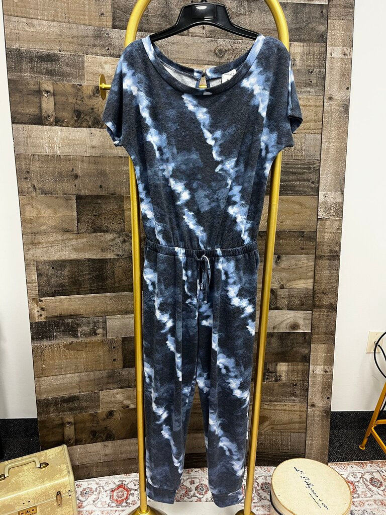 Peyton Jensen Blue Tie Dye Jumpsuit