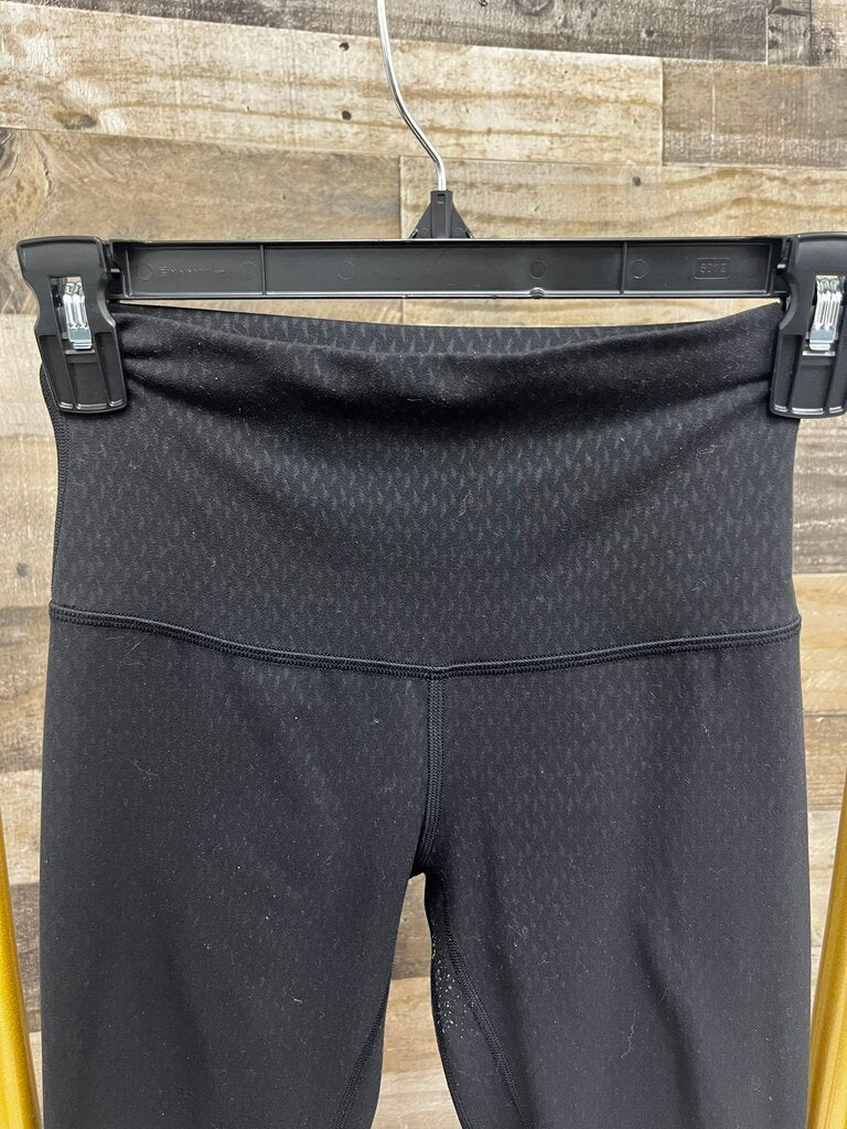 Black Lululemon Leggings with Dotted Pattern