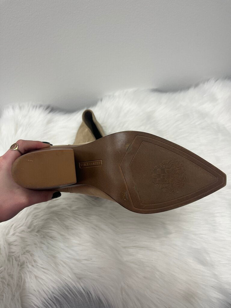 Vince Camuto Gigietta Booties Tortilla Suede