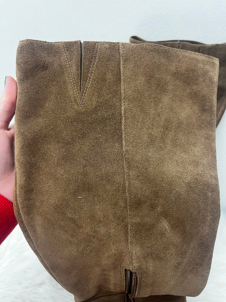 NWT Gianni Bini Chase Brown Suede Knee High Boots
