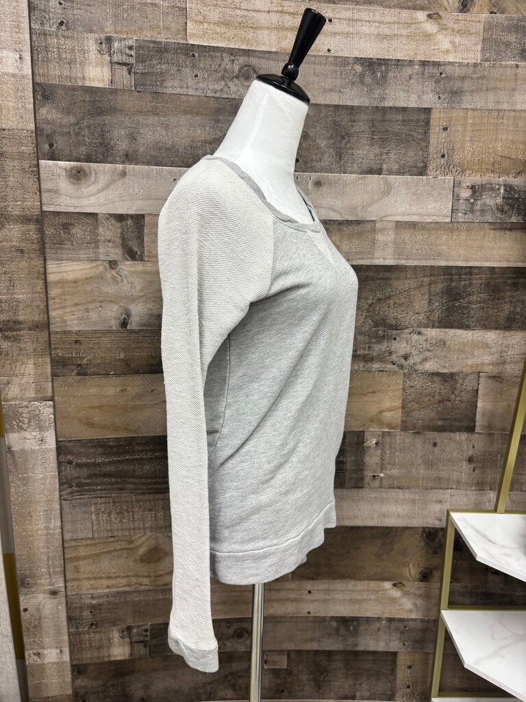 t.la Grey Long Sleeve Crew