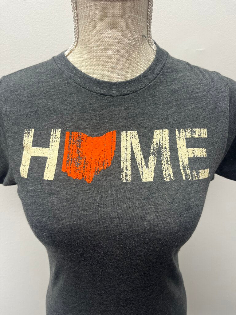 Grey Ohio Home Tee