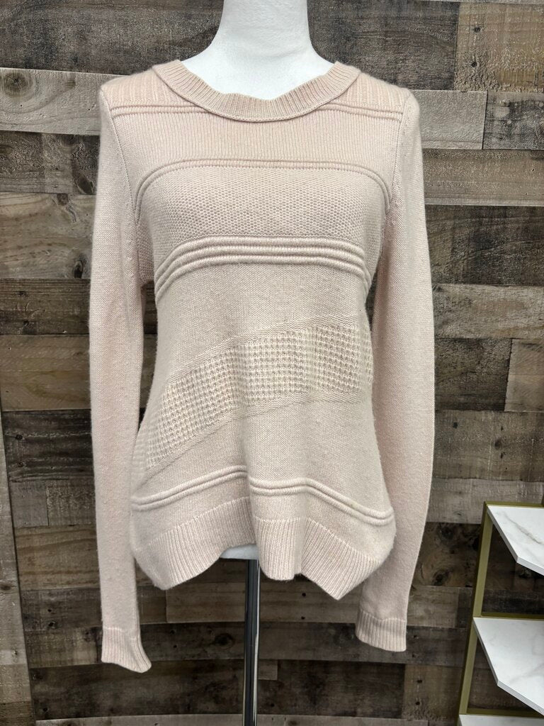 Diane Von Furstenberg Blush Pink Crew Sweater
