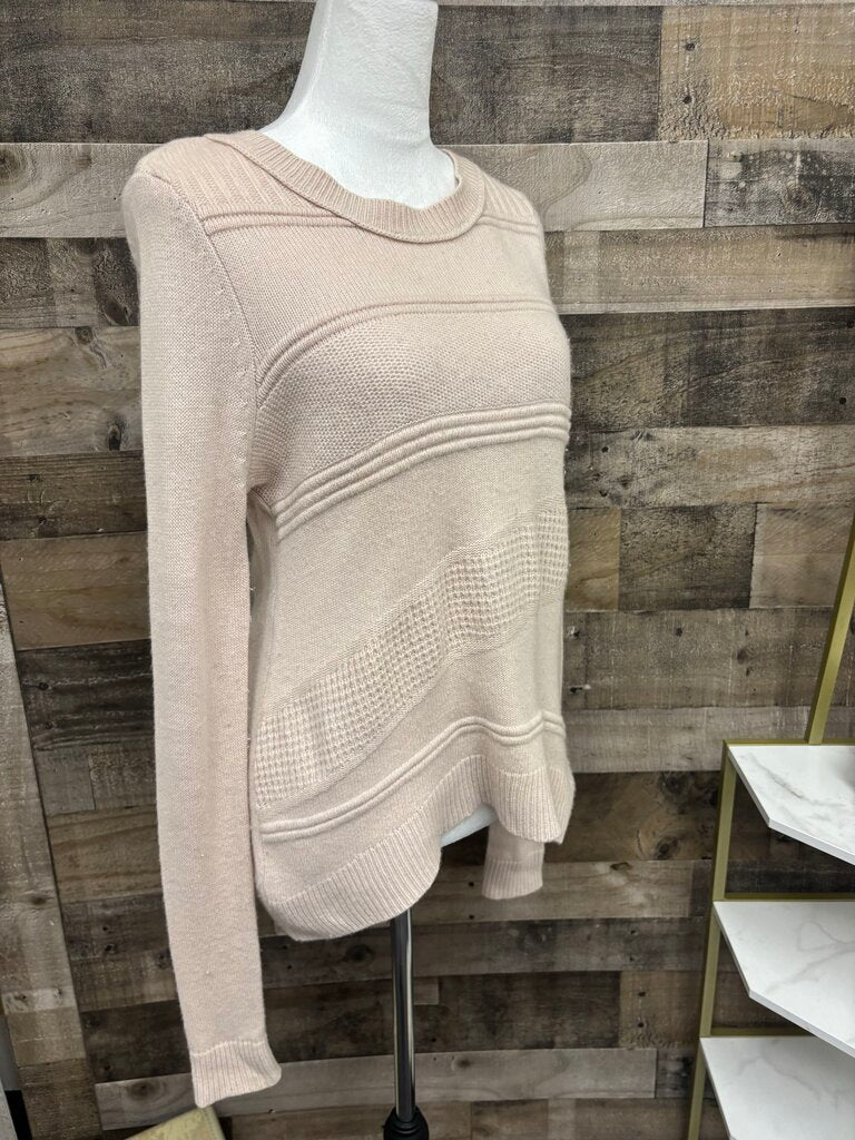Diane Von Furstenberg Blush Pink Crew Sweater