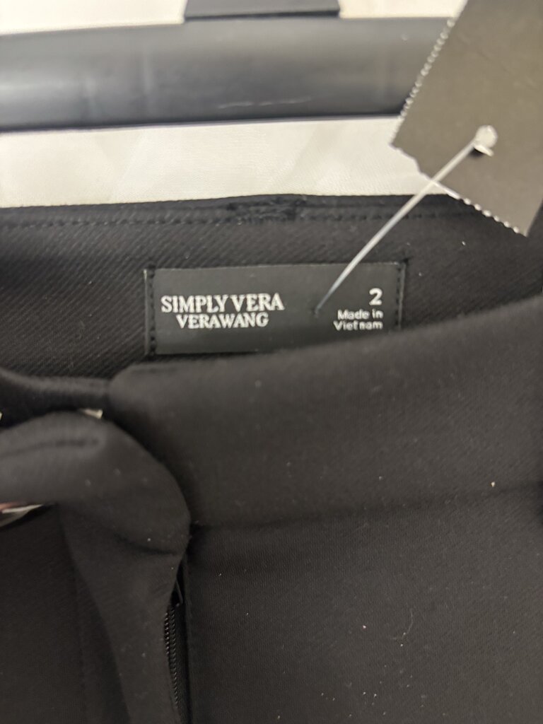 Simply Vera Wang Black Dress Pants