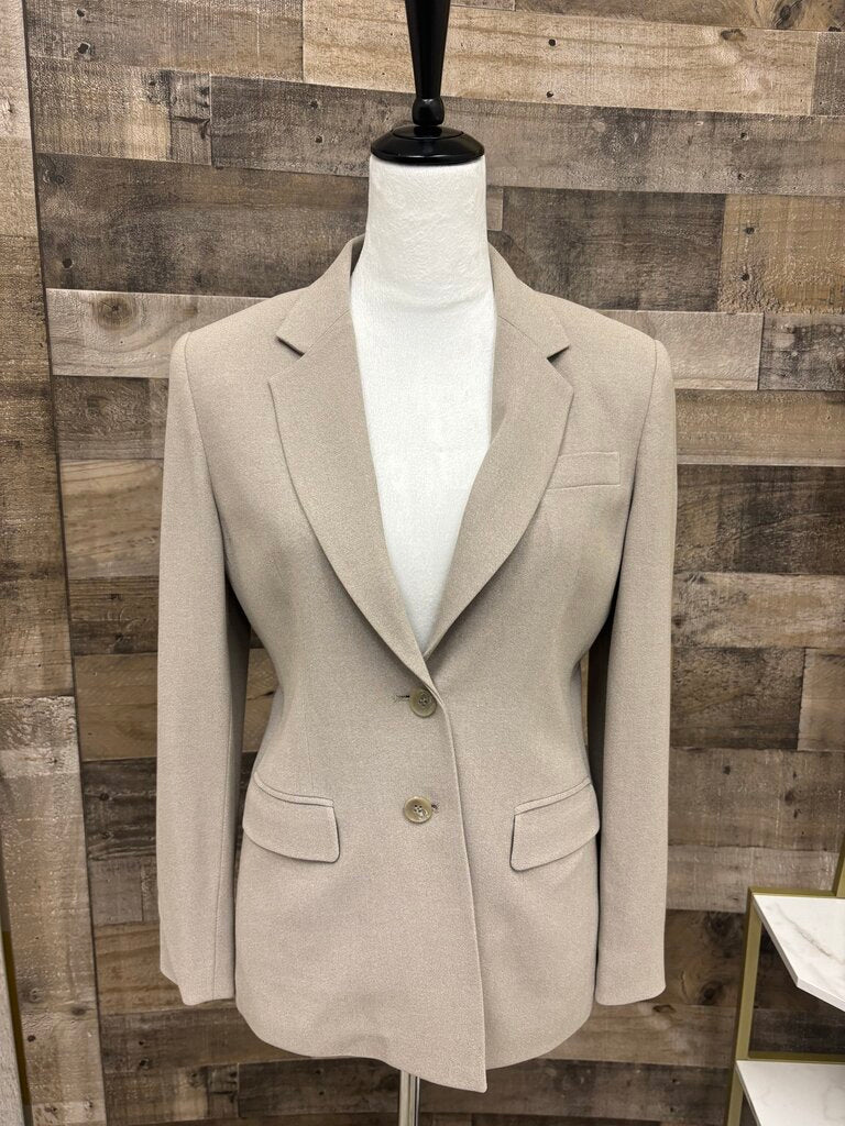 INC Rayon Blend Lt Tan Blazer