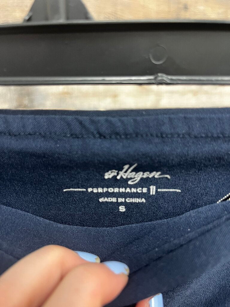 Hagen Navy Blue Performance Joggers