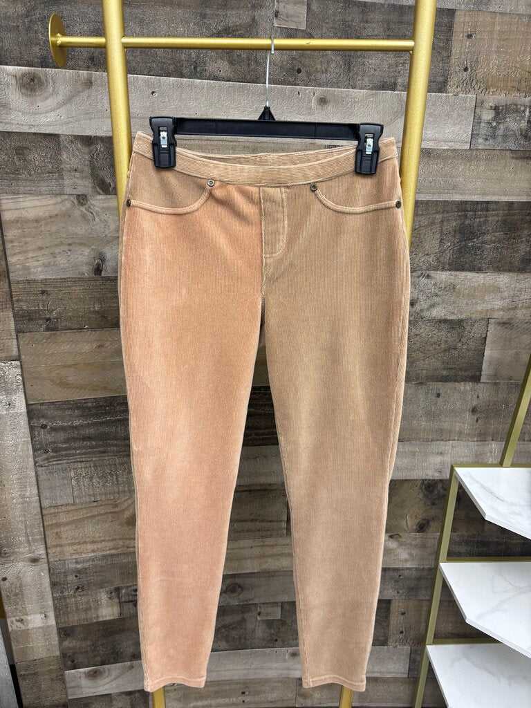 Intro Tan Two Toned Corduroy Leggins