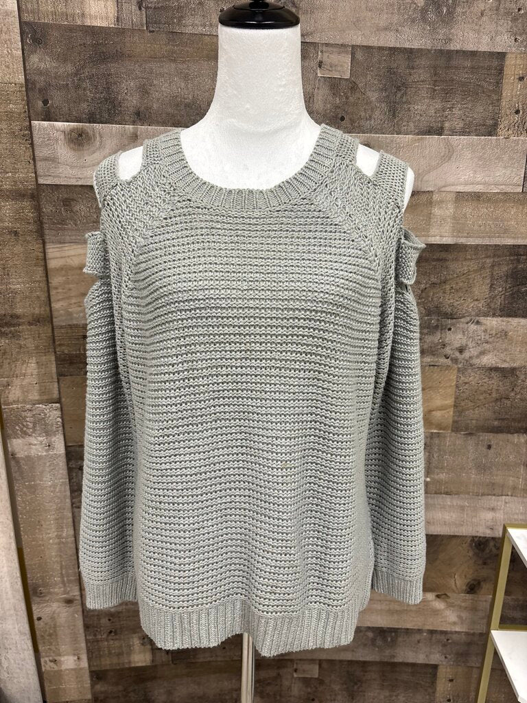 Alya Gray Cold Shoulder Cut Outs