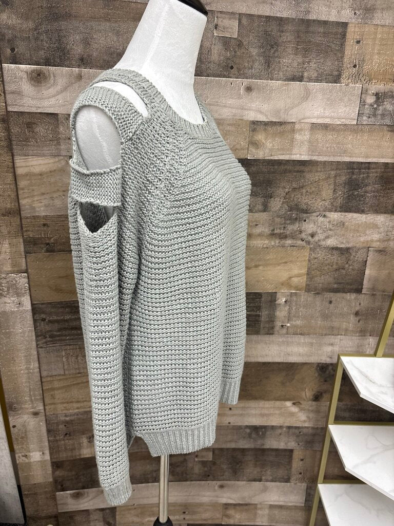 Alya Gray Cold Shoulder Cut Outs