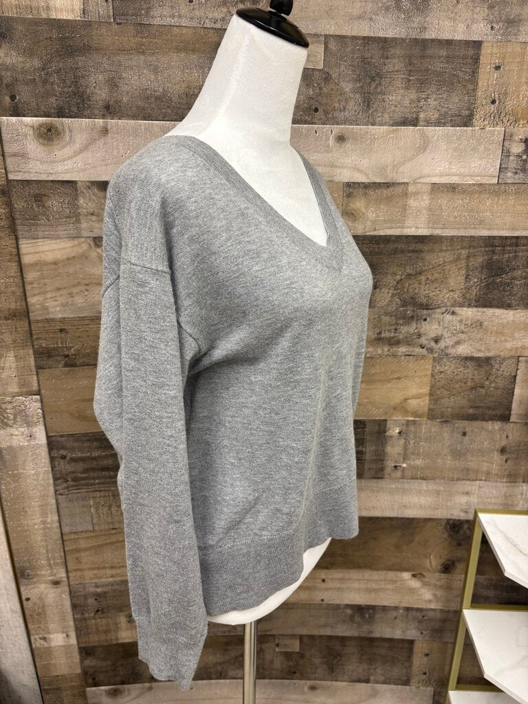 A New Day Gray V-Neck Sweater
