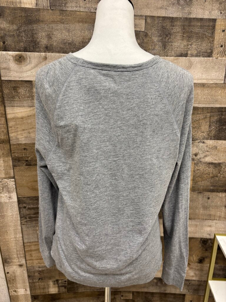 Banana Republic Gray Cozy Long Sleeve Tee
