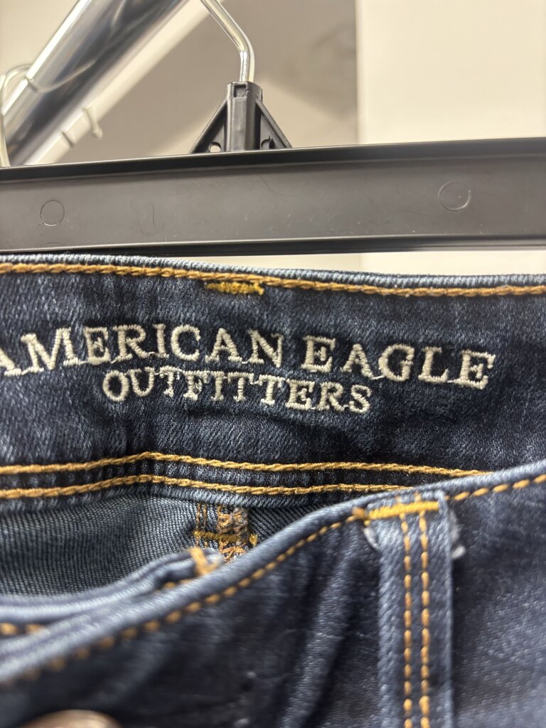 America Eagle Kick Boot Dark Blue Denim