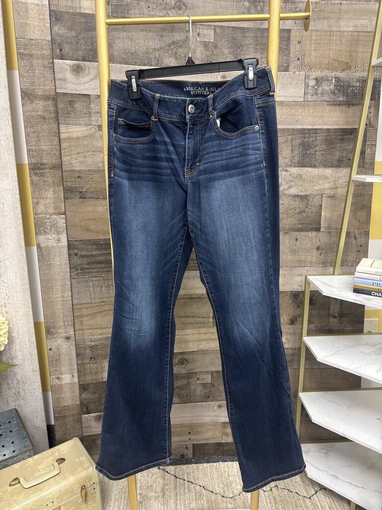 America Eagle Kick Boot Dark Blue Denim