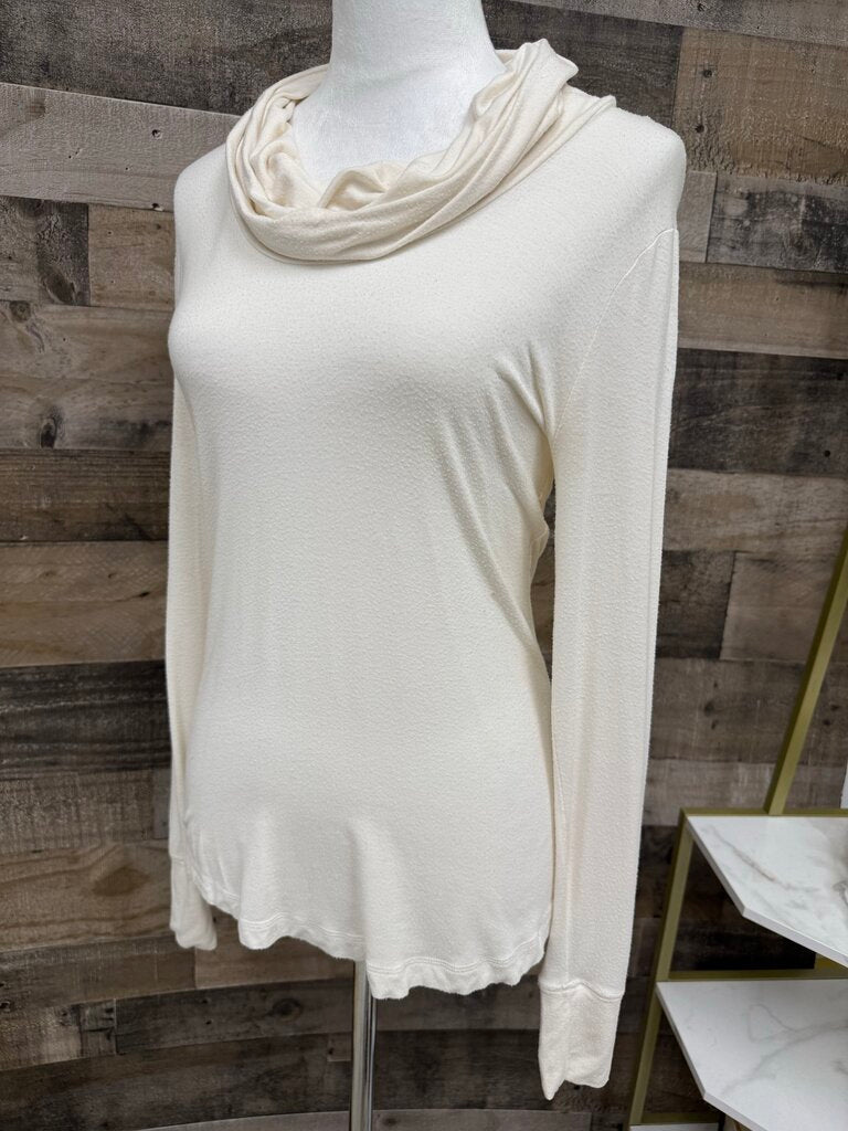 Banana Republic Cream Cowl Neck Turtleneck