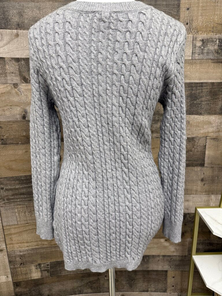 Evolution by Cyrus Gray Asymmetric Hem Cable Knit