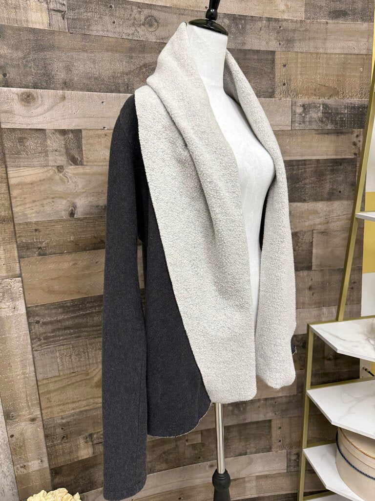 Sanctuary Cotton Charcoal Gray City Coat