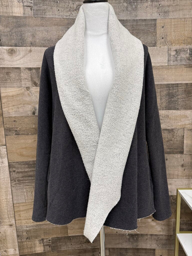 Sanctuary Cotton Charcoal Gray City Coat