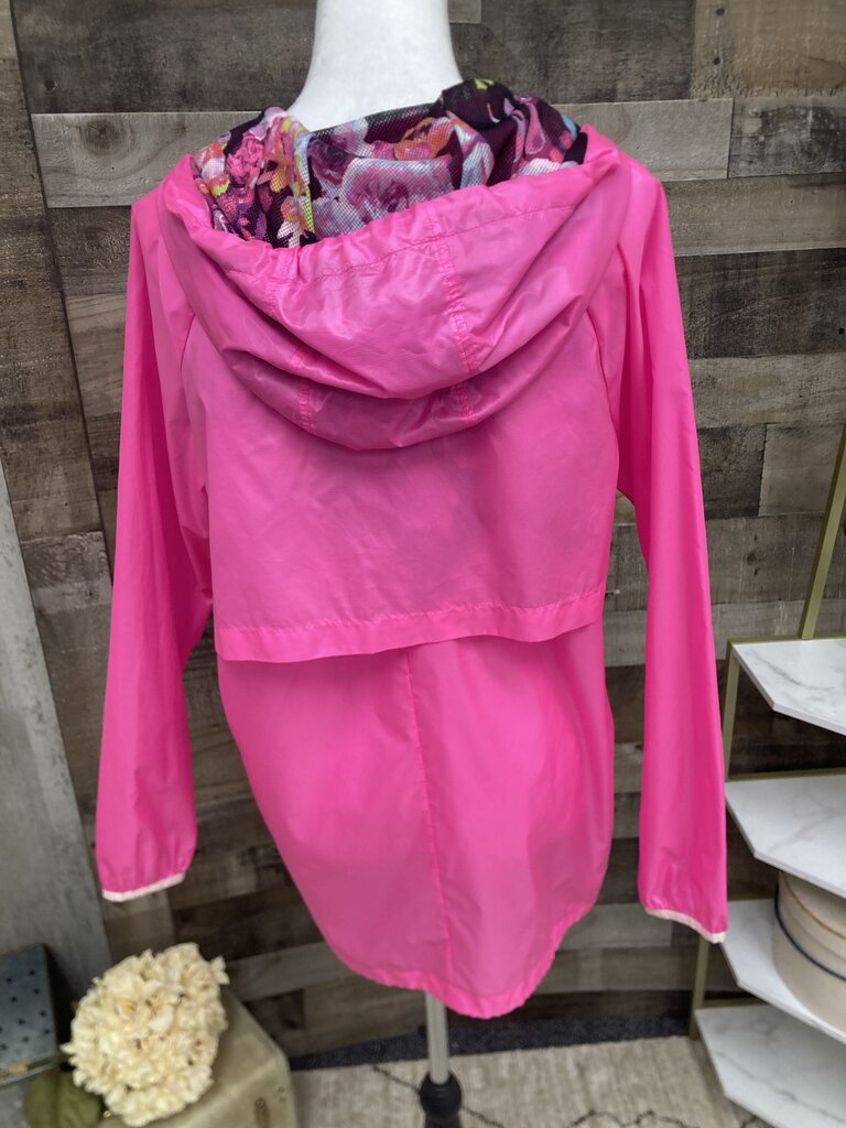 Fila Bright Pink Windbreakers Full Zip Jacket