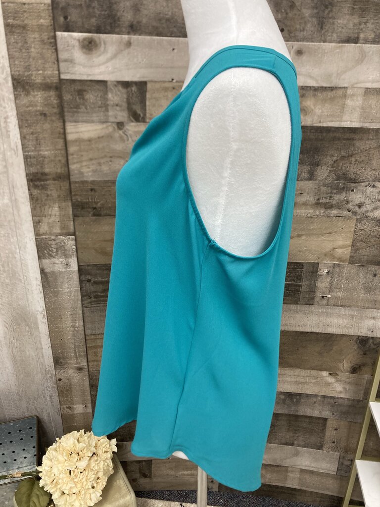Lush Jewel Green V-Neck Sleeveless