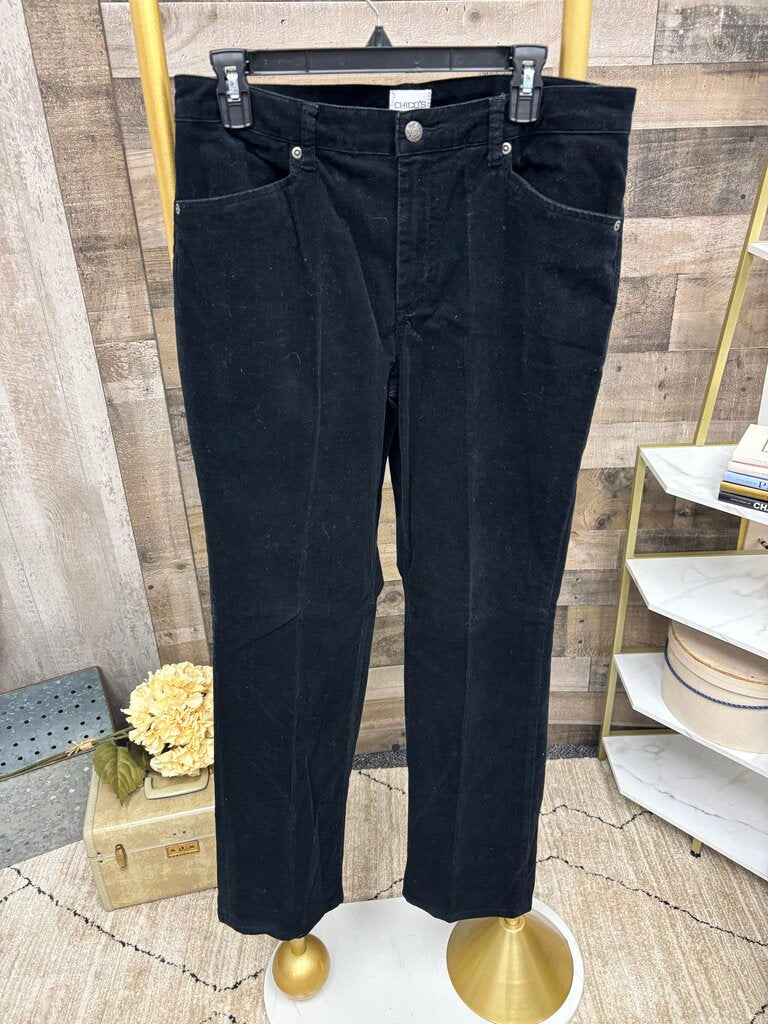 Chico's Black Corduroy Pants