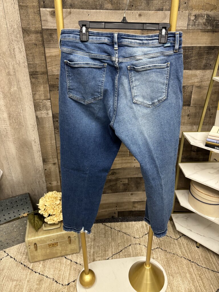 Jag Distressed Cropped Denim