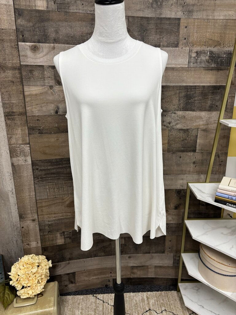 Spanx White Sleeveless Top