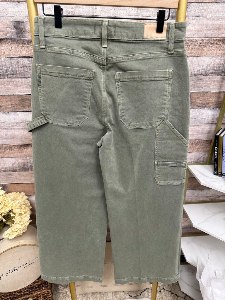 Paige Sage Green Painters Pants