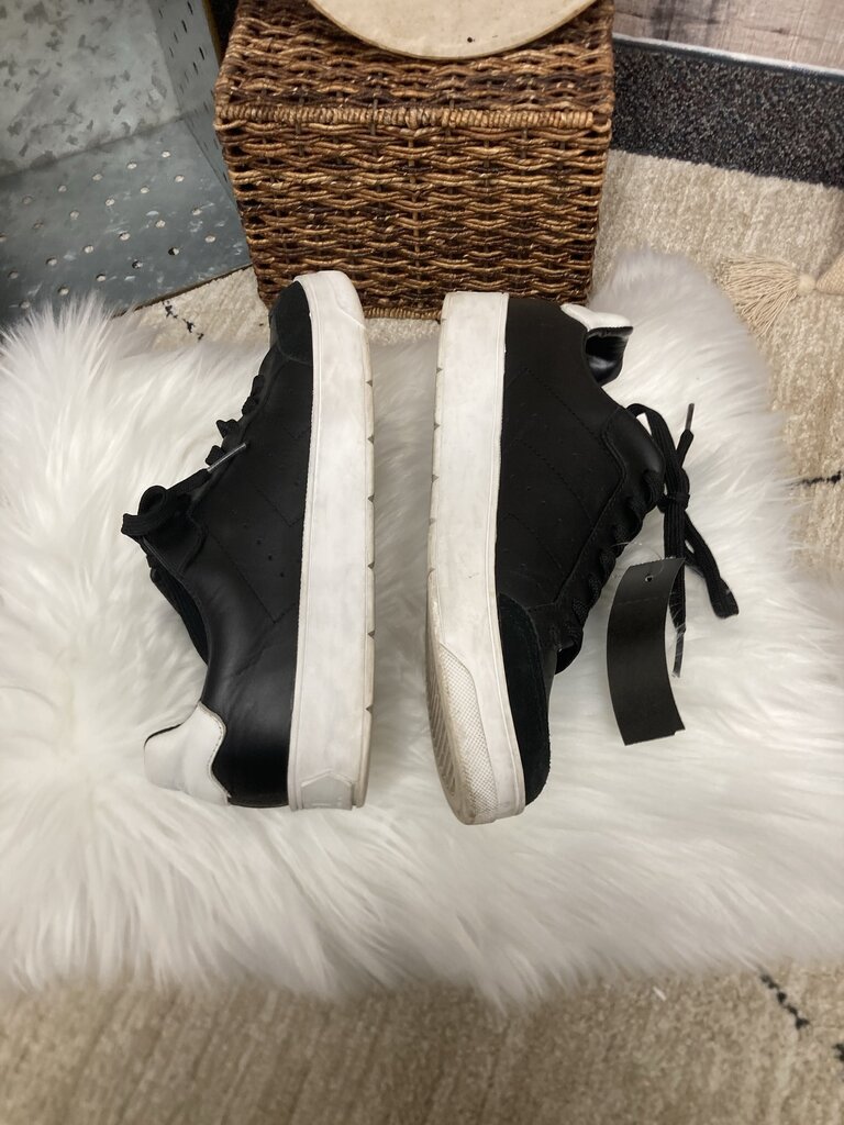 Marc Fisher LTD Black Leather Sneakers