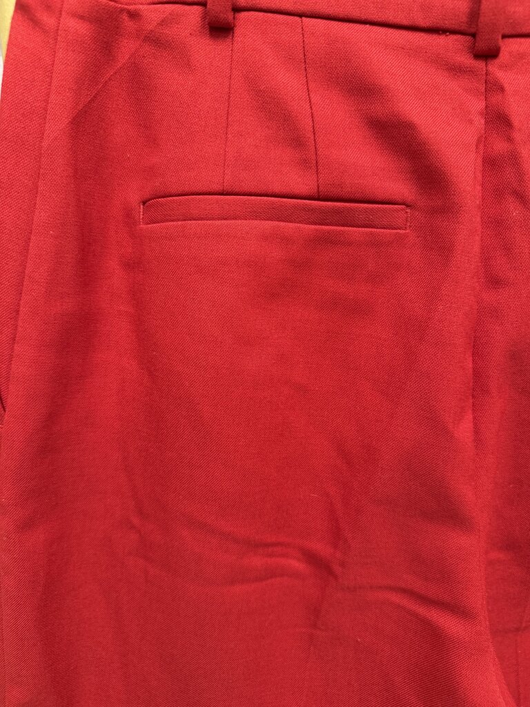 H&M Red Wide Leg Trousers