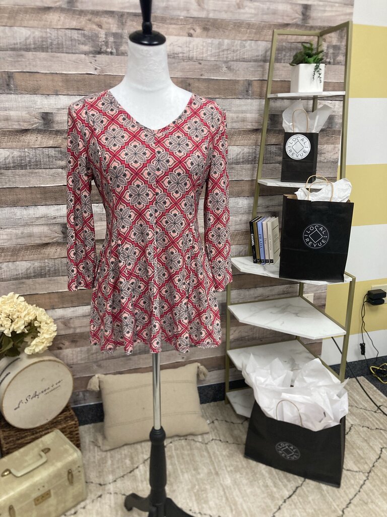 Roz & Ali Bright & Pale Pink Geo Print
