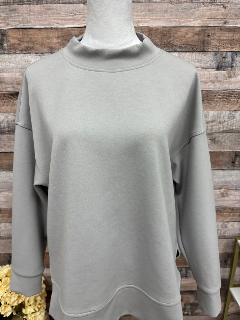 Banana Republic Grey Mockneck Sweatshirt