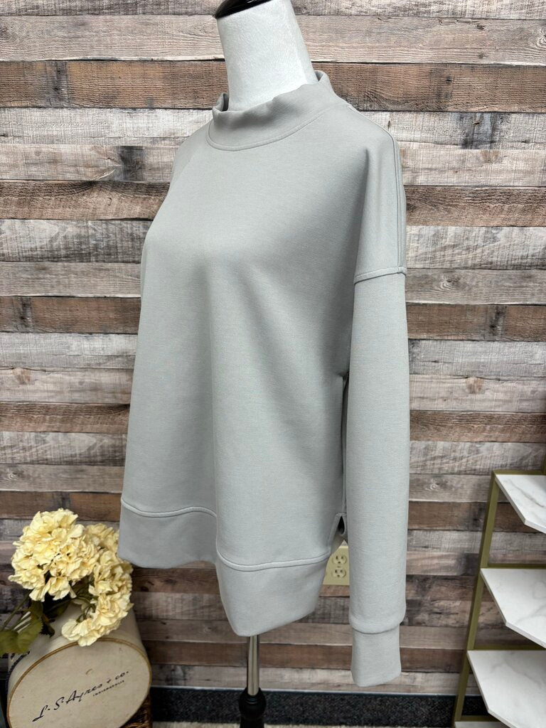 Banana Republic Grey Mockneck Sweatshirt
