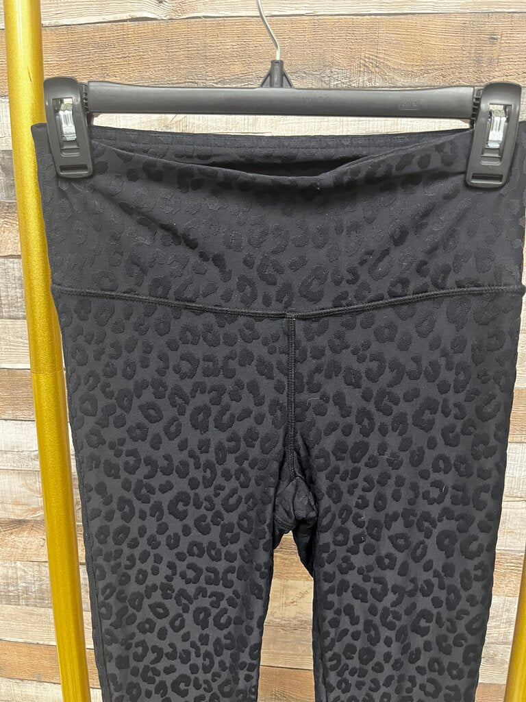 Mono B Black Leopard Print High Waisted Leggings