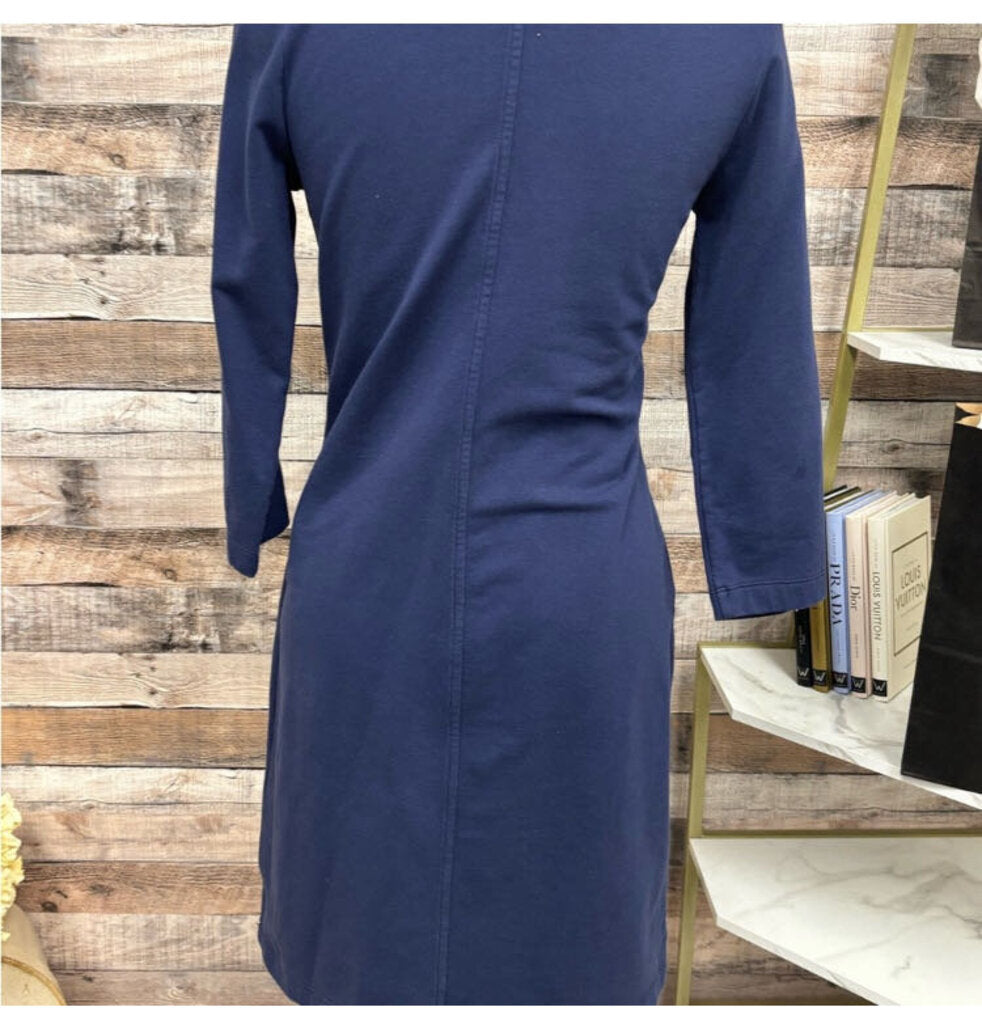 Lilly Pulitzer Navy & White Embroidered Tunic